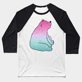 Mosaic Bear Baseball T-Shirt